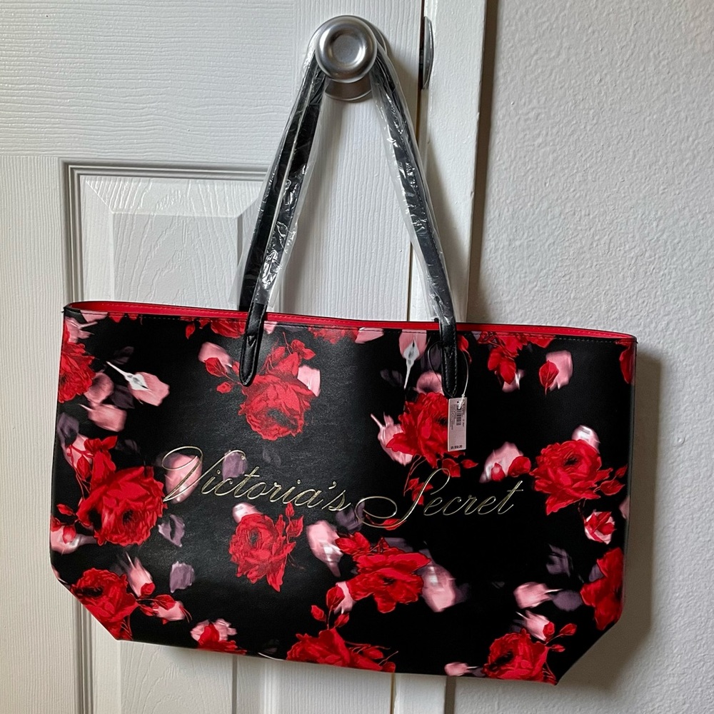 Victoria’s Secret Red Rose Tote Bag